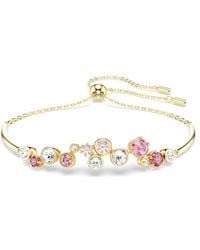 Swarovski - Constella-Tone Plated Mixed Cuts Bracelet - Lyst