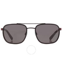 BVLGARI - Dark Grey Navigator Sunglasses Bv5053 128/b1 56 - Lyst