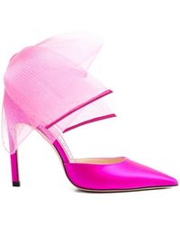 Jimmy Choo - Averly 100 Bow-Trimmed Pumps, Brand Size 39.5 Us - Lyst