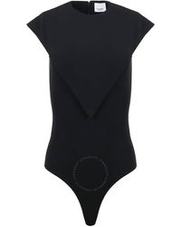 Burberry - Panel Detail Stretch Jersey Bodysuit - Lyst
