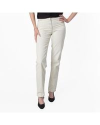Bally - Bleached Denim High-Waist Jeans, Brand Size 38 Us - Lyst