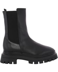 Stuart Weitzman - Leather Bedford Bootie - Lyst