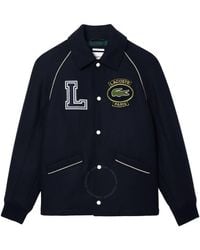 Lacoste - Paris Wool-Blend Blouson Jacket - Lyst
