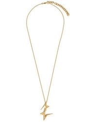 Ferragamo - Ladies Double Gancini Star Pendant Necklace - Lyst