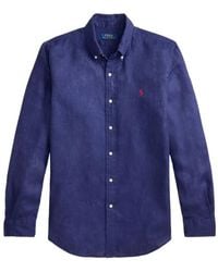 Ralph Lauren - Custom Fit Linen Shirt - Lyst