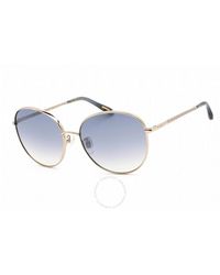 Chopard - Grey Mirror Gradient Oval Sunglasses Schf75v 594b 59 - Lyst