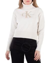 Calvin Klein - Monogram Roll Neck Jumper - Lyst