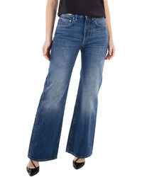 Rabanne - Paco Embellished Dark Denim Stone Jeans - Lyst