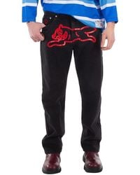 ICECREAM - Cherry Running Dog Denim Jeans, Waist - Lyst