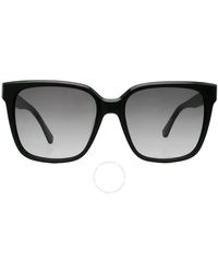 Calvin Klein - Grey Gradient Square Sunglasses Ck21530s 001 55 - Lyst