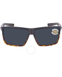 Costa Del Mar - Rincon Grey Polarized Polycarbonate Sunglasses Rin 181 Ogp 63 - Lyst