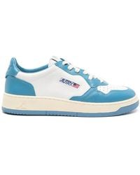 Autry - Bicolor Medalist Leather Low Sneakers, Brand Size 42 Us - Lyst