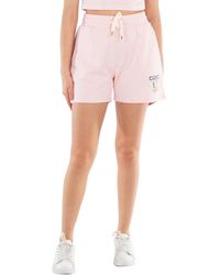 CASABLANCA - Logo-Print Organic Cotton Shorts - Lyst