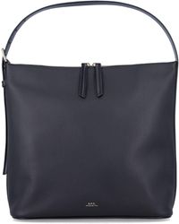 A.P.C. - Vera Leather Bag With Adjustable Strap - Lyst