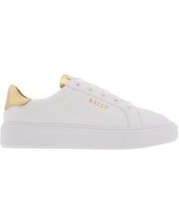 Bally - Clarys O Leather Low-Top Sneakers - Lyst