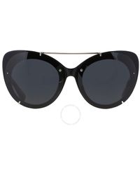 3.1 Phillip Lim - X Linda Farrow Black Cat Eye Sunglasses Pl167c1sun 55 - Lyst