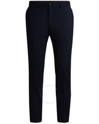 BOSS - Performance-Stretch Wool-Blend Trousers, Brand Size 46 (Waist - Lyst
