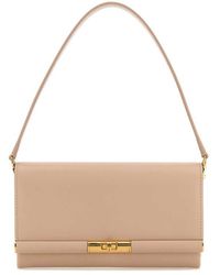 Dolce & Gabbana - Dolce & Gabbana Powder Leather Marlene Clutch - Lyst
