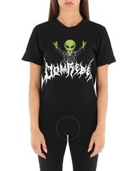 DOMREBEL - Alien Print T-shirt - Lyst