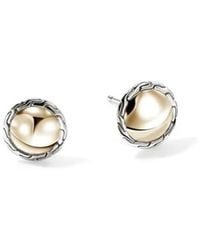 John Hardy - Essential Stud Earring, Sterling, 10Mm - Lyst