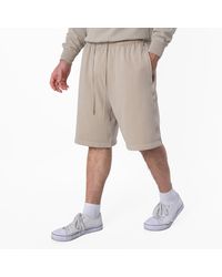 Burberry - Ekd Embroidered Cotton Blend Shorts - Lyst