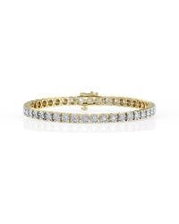 Brilliant Diamond - 3 Cttw Round Lab Grown Diamond Tennis Bracelet - Lyst