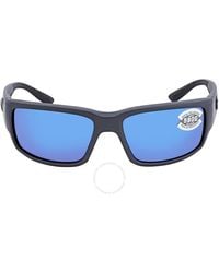 Costa Del Mar - Fantail Blue Mirror Polarized Glass Sunglasses Tf 98 Obmglp 59 - Lyst
