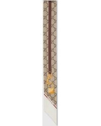 Gucci - Printed Silk Twill Ribbon - Lyst