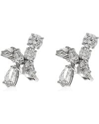 Swarovski - Matrix Clip Earrings Rhodium Shiny - Lyst