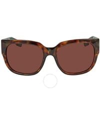 Costa Del Mar - Waterwoman Copper Polarized Polycarbonate Cat Eye Sunglasses Wtw 250 Ocp 55 - Lyst