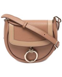 Chloé - Arlene Small Ring Half-Moon Crossbody Bag - Lyst