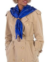 Burberry - Knight Ekd Silk Scarf - Lyst