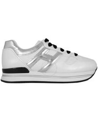 Hogan - H222 Lace-up Leather Sneakers - Lyst