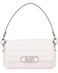 Michael Kors - Chain Strap Logo Detailed Shoulder Bag - Lyst