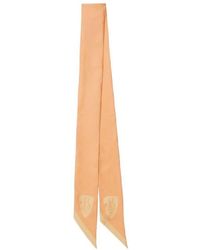 Burberry - Reversible B Shield Silk Scarf - Lyst
