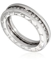 BVLGARI - B.Zero1 18K 1-Band Diamond Pave Ring - Lyst