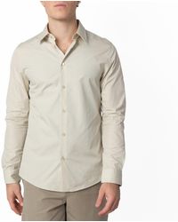 Burberry - Ekd Logo Cotton Long-Sleeve Shirt, Brand Size 40 (Neck - Lyst