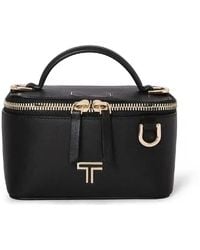 Tumi - Lex Leather Mini Train Case Crossbody - Lyst