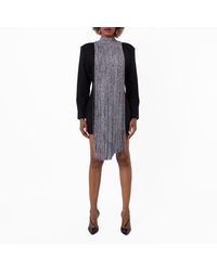 Burberry - Mouline Fringed Cape - Lyst