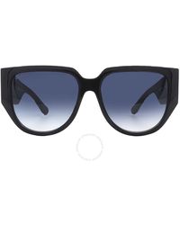 Ferragamo - Blue Gradient Browline Sunglasses Sf1088se 001 57 - Lyst