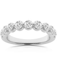 Brilliant Diamond - 1.00 Carat 14K Round Cut Lab Grown Diamond Wedding For -Color/Clarity-G+Vs - Lyst