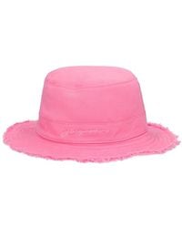 Jacquemus - L'Enfant Frayed Hem Bucket Hat - Lyst