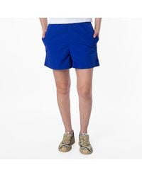 Burberry - Ekd Logo Print Nyon Shorts, Brand Size 8 Us - Lyst