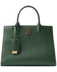 Burberry - Adjustable Detachable Shoulder Strap Leather Bag - Lyst