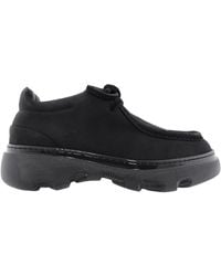 Burberry - Creeper Lace-Up Derby Boots, Brand Size 39 Us - Lyst