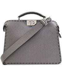 Fendi - Peekaboo Iseeu Mini Leather Bag - Lyst
