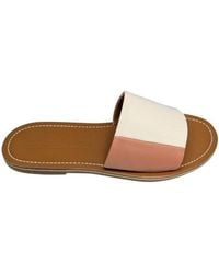 Bally - Bianka Leather Flat Sandals, Brand Size 37 Us - Lyst