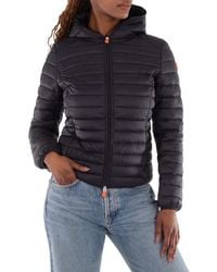 Save The Duck - Daisy Hooded Puffer Jacket, Brand Size 1 - Lyst