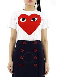 Comme des Garçons - Short-sleeve Big Heart T-shirt - Lyst