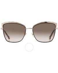 Carolina Herrera - Grey Gradient Cat Eye Sunglasses She189 0327 57 - Lyst